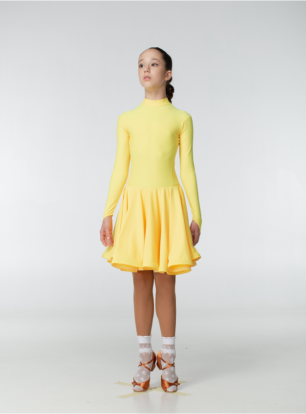 Бейсик BS67DR# для девочки, Жёлтый, бифлекс матовый