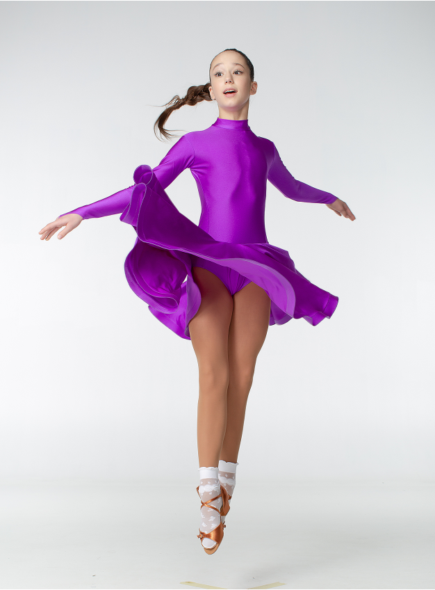 Бейсік BS67DR# для дівчинки, фіолетовий, біфлекс