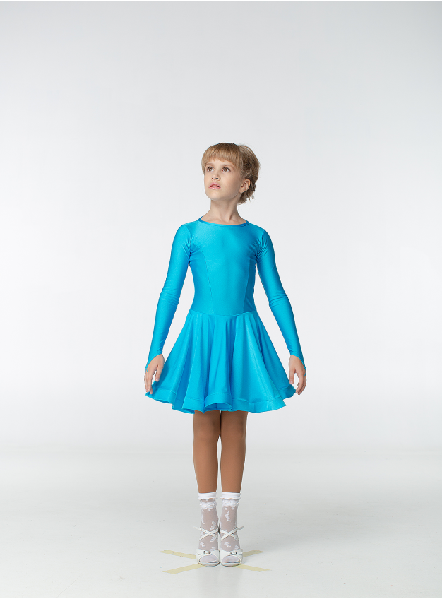 Бейсік BS420DR# для дівчинки, лазуровий, біфлекс