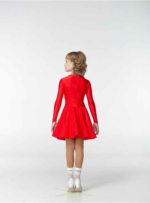 Бейсік BS420DR# для дівчинки, червоний, біфлекс