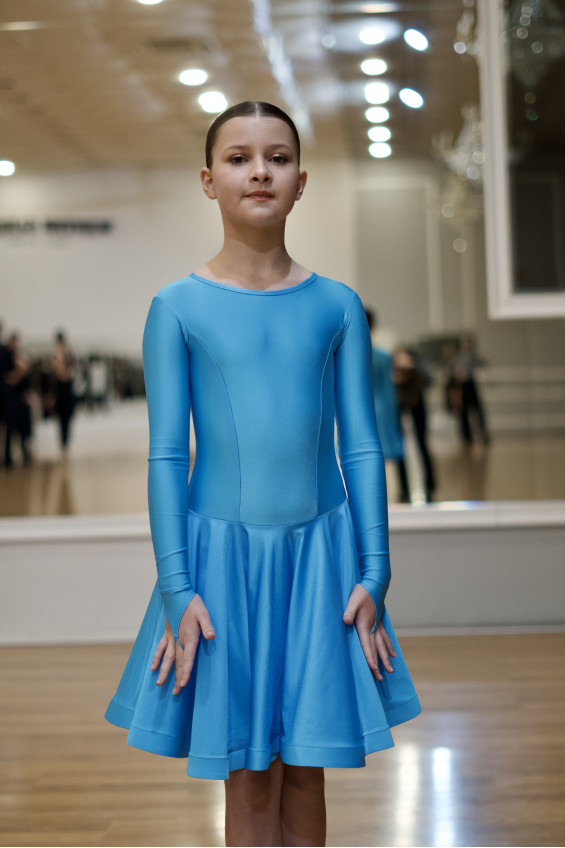 Бейсік BS420DR# для дівчинки, блакитний, біфлекс