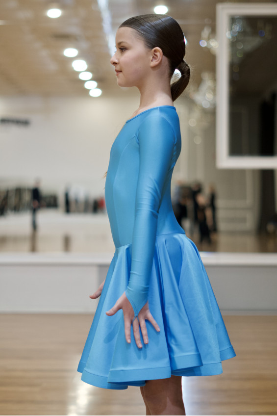 Бейсік BS420DR# для дівчинки, блакитний, біфлекс