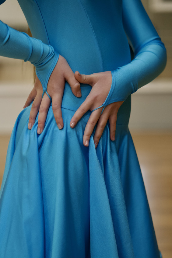 Бейсік BS420DR# для дівчинки, блакитний, біфлекс