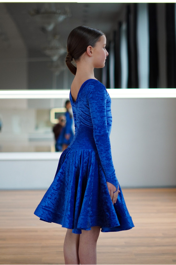 Бейсік BS534DR-13B# для дівчинки, електрик, бархат креш