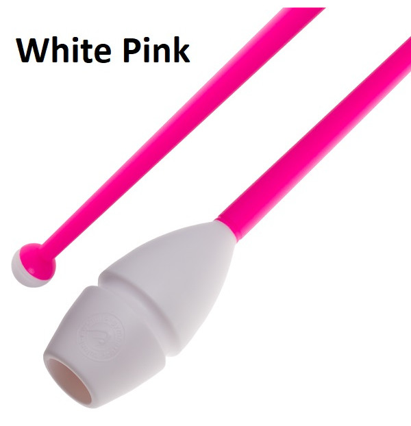 Булавы Nika bicolor white pink
