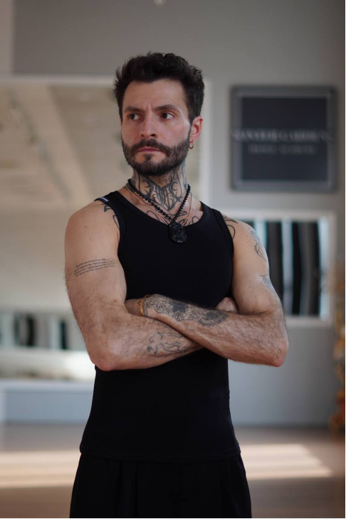 Майка M308 чоловіча, чорний, масло