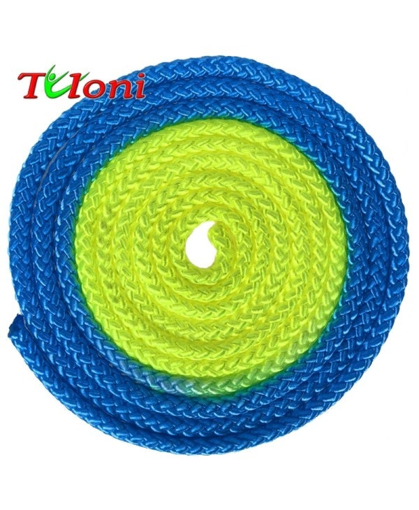 Gymnastics rope ITALIA Yellow Blue