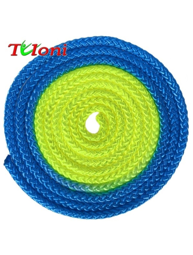 Gymnastics rope ITALIA Yellow Blue