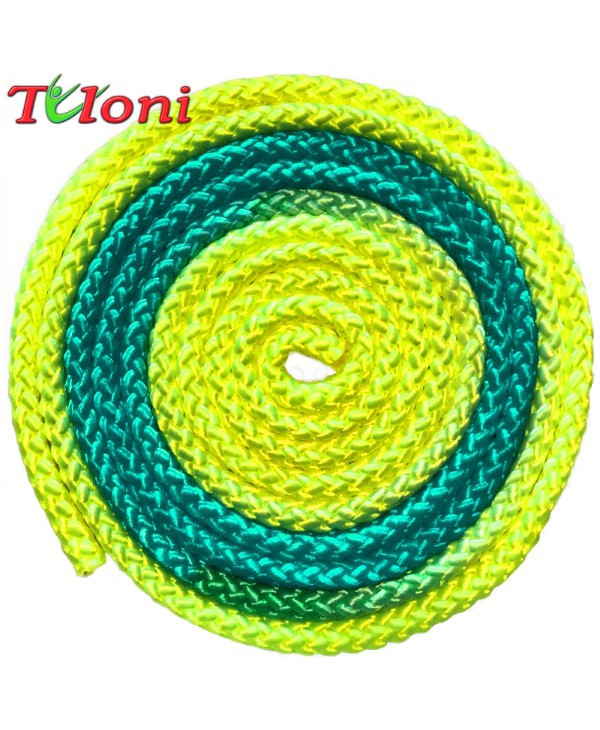 Gymnastics rope ITALIA Yellow Blue Yellow