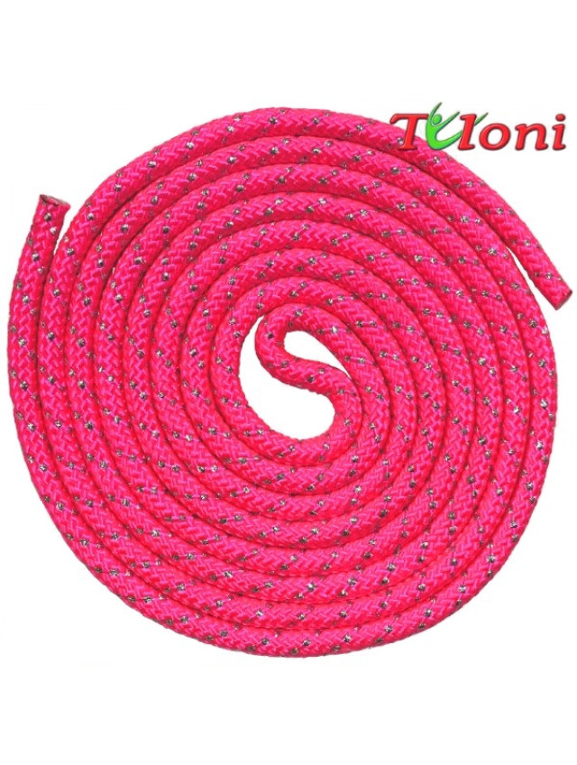 Metal-Lurex Pink Fluo Rope