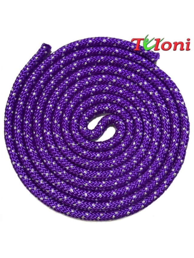 Metal-Lurex Purple Rope