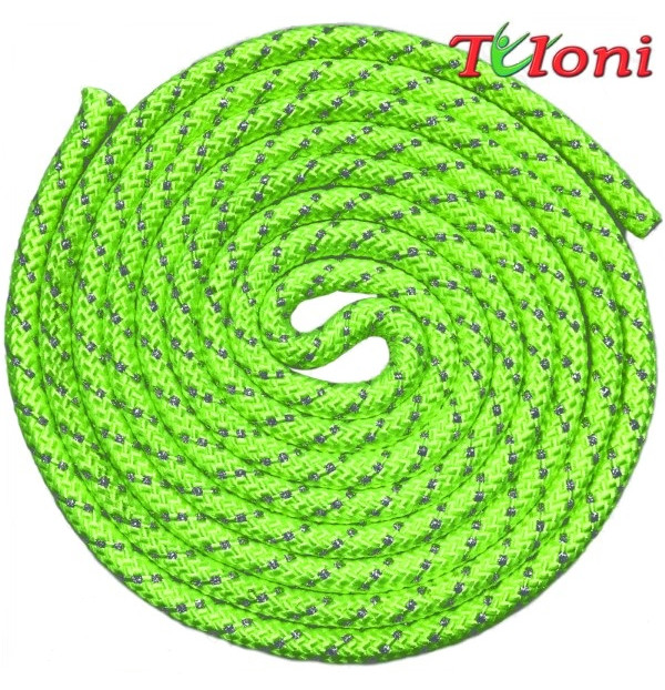 Rope Metal-Lurex Lime Green
