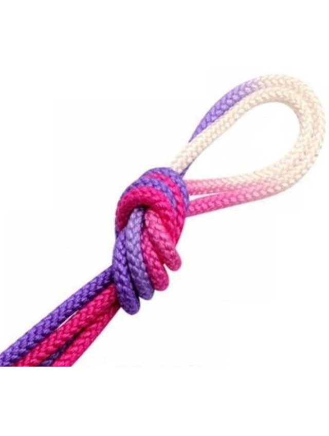 Скакалка Patrasso Multicoloured Белый электрик x Фуксия x Сиреневая