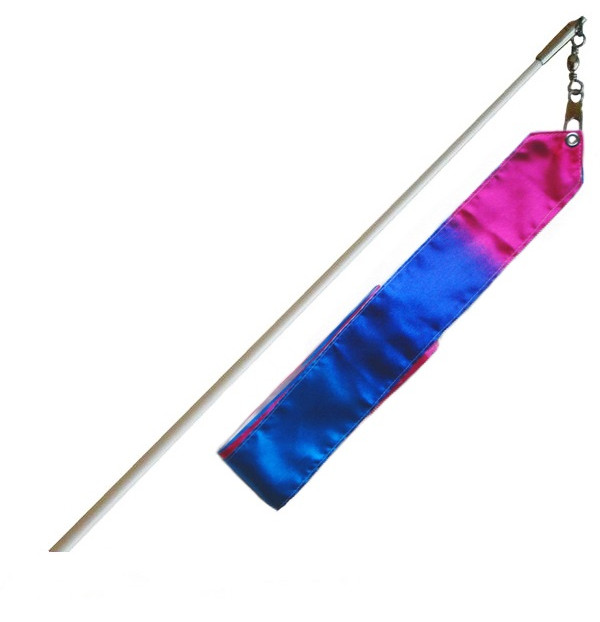 Ribbon Rayon Ribbon Blue White Fuxia