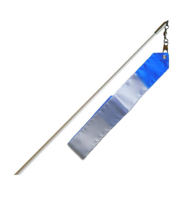 Стрічка Rayon Ribbon White Light blue