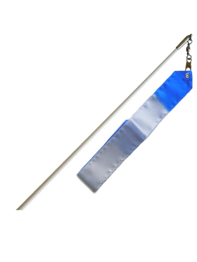 Лента Rayon Ribbon White Light blue