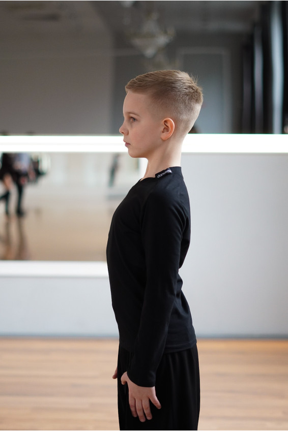 Футболка F66DR для мальчика, черный, масло