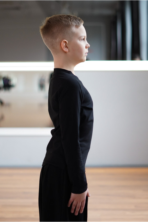 Футболка F66DR для мальчика, черный, масло