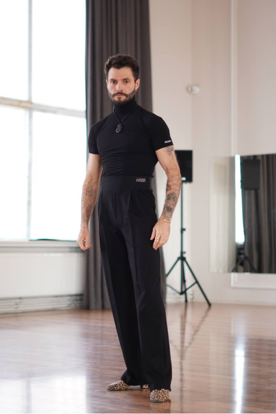 Штани BRM788 чоловіча, чорний, бавовна