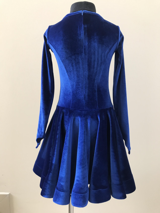 Бейсік BS420DR-13# для дівчинки, електрик, бархат