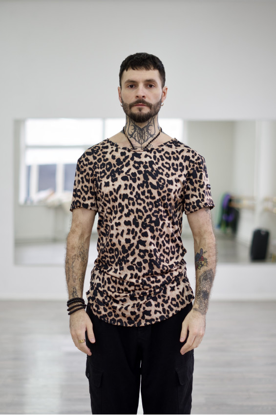 T-Shirt F759KR male, Leo, crepe
