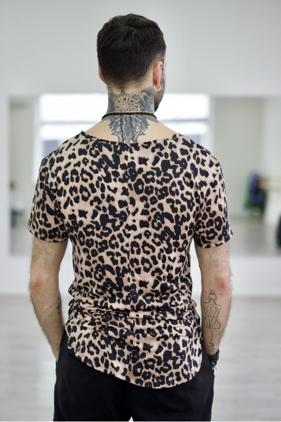 T-Shirt F759KR male, Leo, crepe