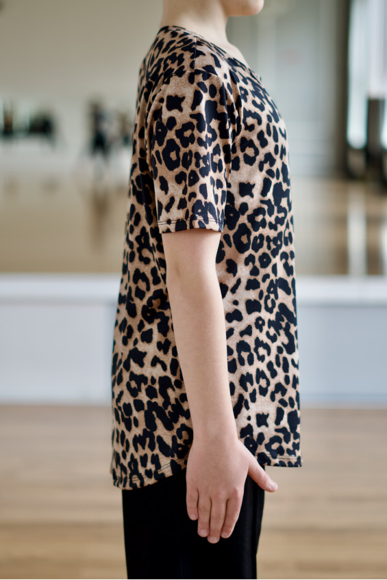 T-Shirt F765KR for a boy, Leo, crepe