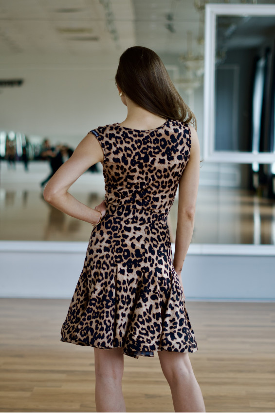 Блуза BL338 жіноча, леопард, масло