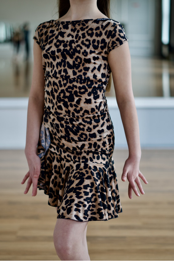 Skirt UL440-14 for a girl, Leo, crepe