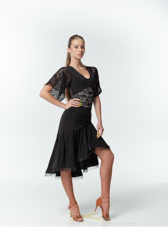 Спідниця UL213-8-14# жіноча, чорний, масло