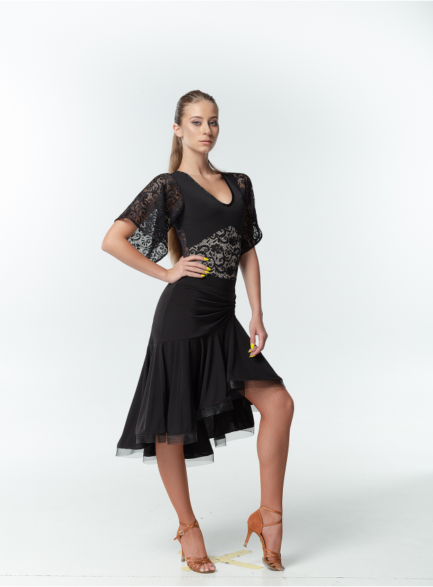 Спідниця UL213-8-14# жіноча, чорний, масло