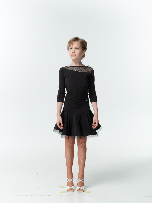 Спідниця UL638-14# для дівчинки, чорний, масло