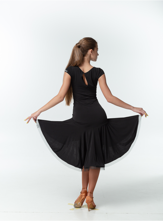 Сукня PL215KR# жіноча, чорний, масло