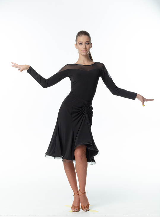 Спідниця UL185-14# жіноча, чорний, масло