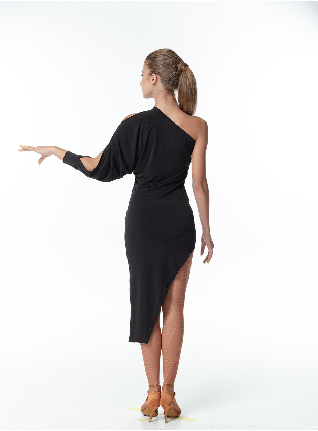 Сукня PL169 жіноча, чорний, масло