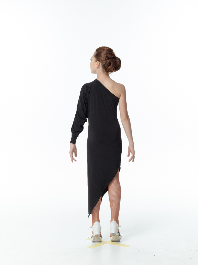 Сукня PL169 для дівчинки, чорний, масло