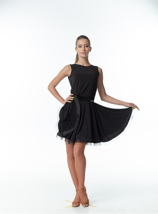 Dance Top BL165 female, Black, viscose