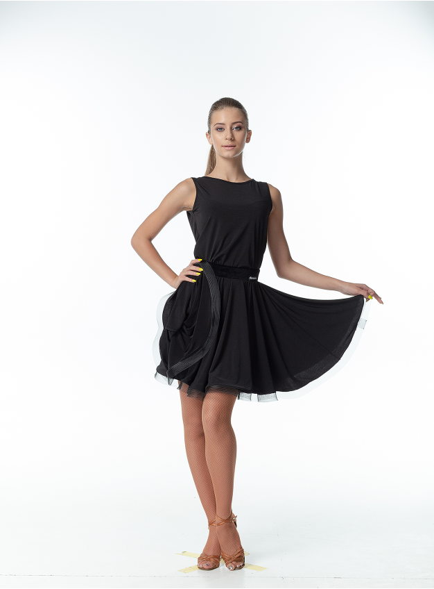 Блуза BL165 жіноча, чорний, віскоза