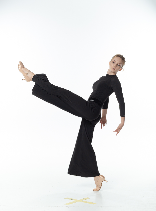 Штани BRS232 жіноча, чорний, масло