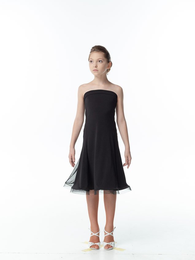 Сукня Трансформер PL279# для дівчинки, чорний, масло