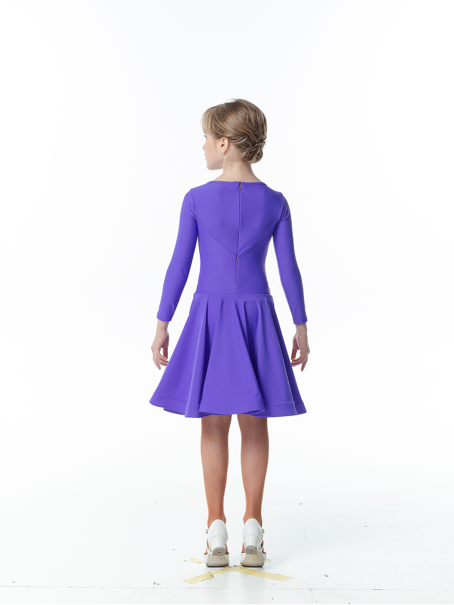 Бейсік BS514DR# для дівчинки, чорничний, біфлекс матовий