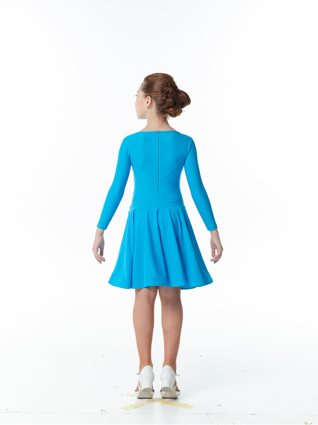 Бейсик BS514DR# для девочки, лазурный, бифлекс матовый