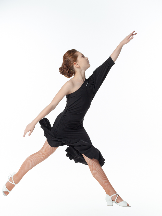 Сукня PL13 для дівчинки, чорний, масло