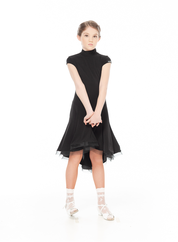 Сукня PL179KR# для дівчинки, чорний, масло