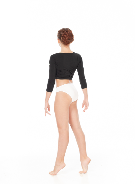 Brief TR340 for a girl, White, cotton