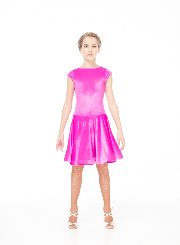 Dance Me Бейсік BS509-13V# детский, Оксамит італійський/кринолін, фуксія