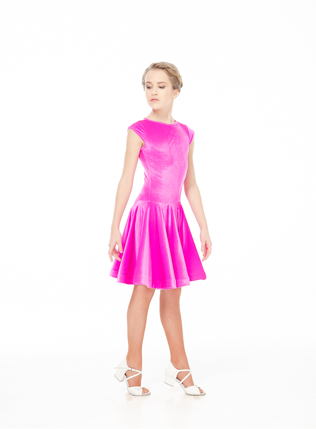 Dance Me Бейсік BS509-13V# детский, Оксамит італійський/кринолін, фуксія