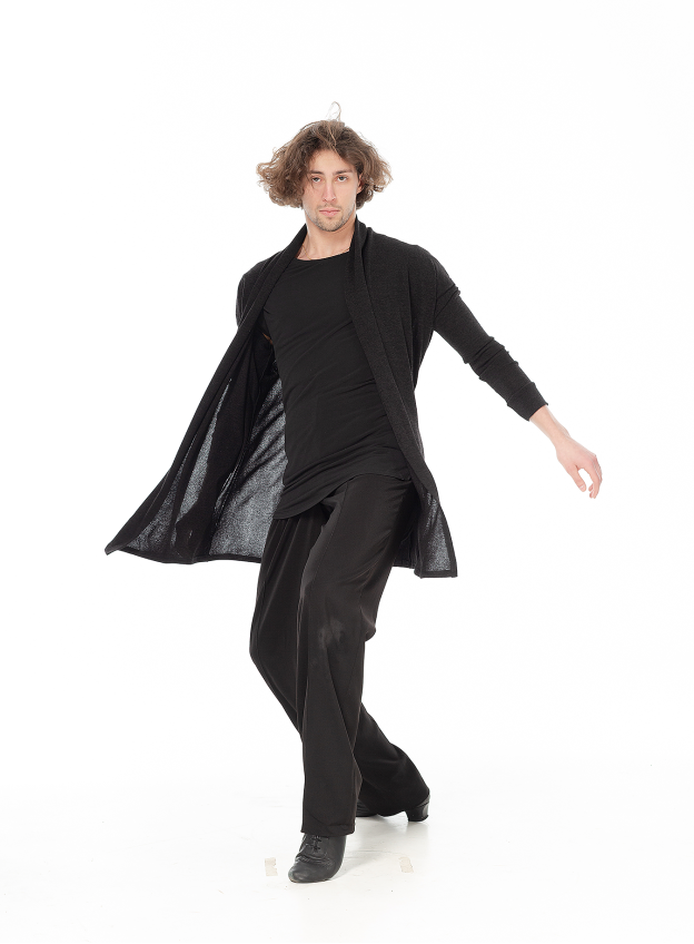 Кардиган C773 чорний, ангора