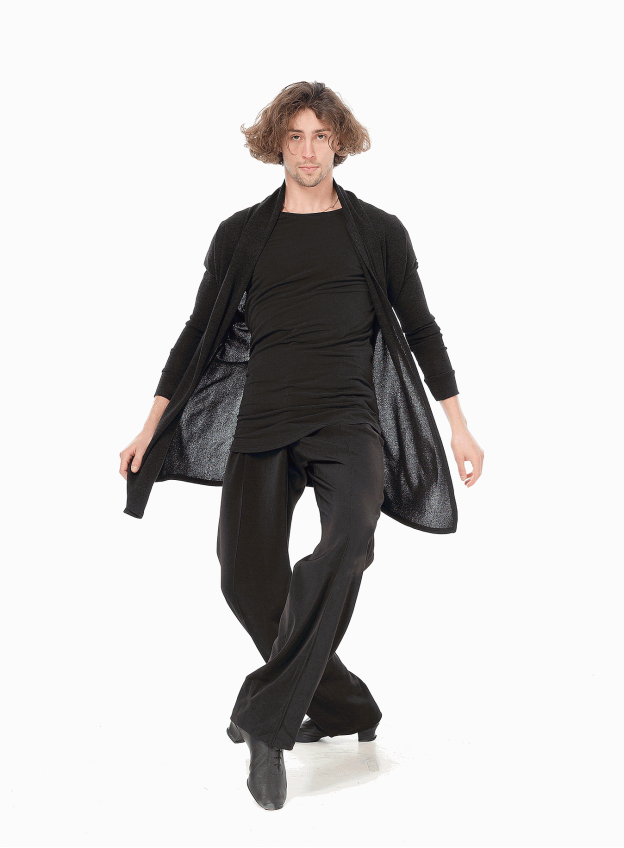 Кардиган C773 чорний, ангора