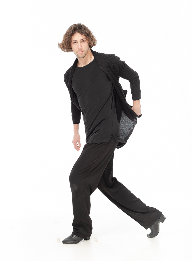 Кардиган C773 чорний, ангора